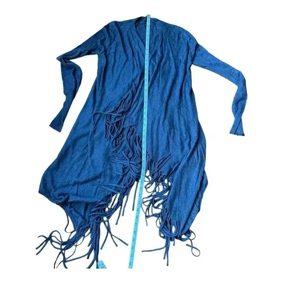 Stetson Ladies Jersey Knit Open Cardigan - Heathered Grey sz xs - Picture 4 of 6